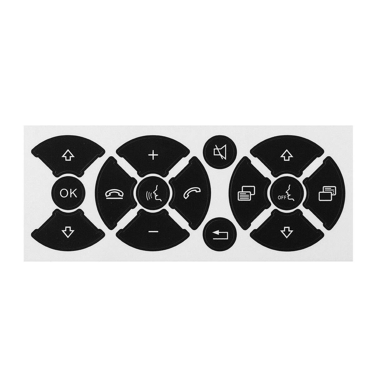 Mercedes Benz W204 CLS C218 Interior Steering Wheel Button AC Switch Sticker - Guangzhou Mengka Auto